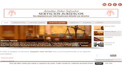 Desktop Screenshot of abogadosjodarsalvador.com